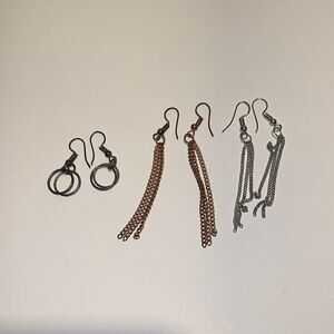 Set of 3 earrings